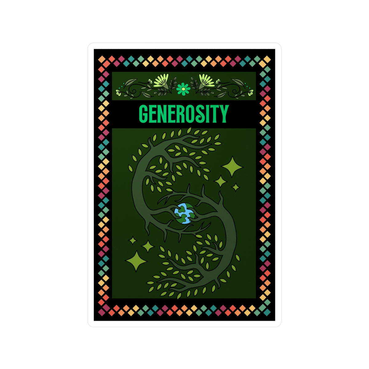 Generosity Kiss-Cut Vinyl Decals