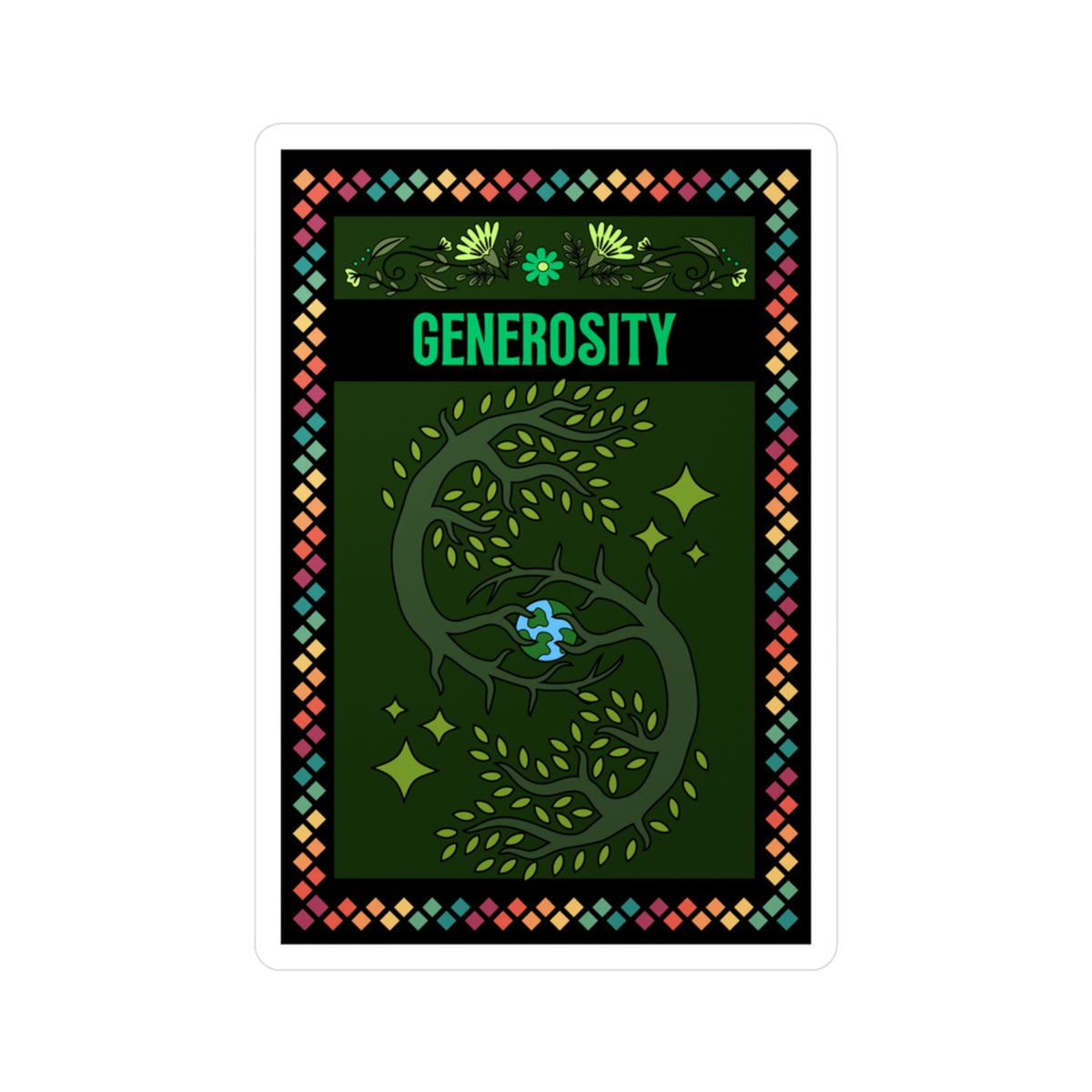 Generosity Kiss-Cut Vinyl Decals