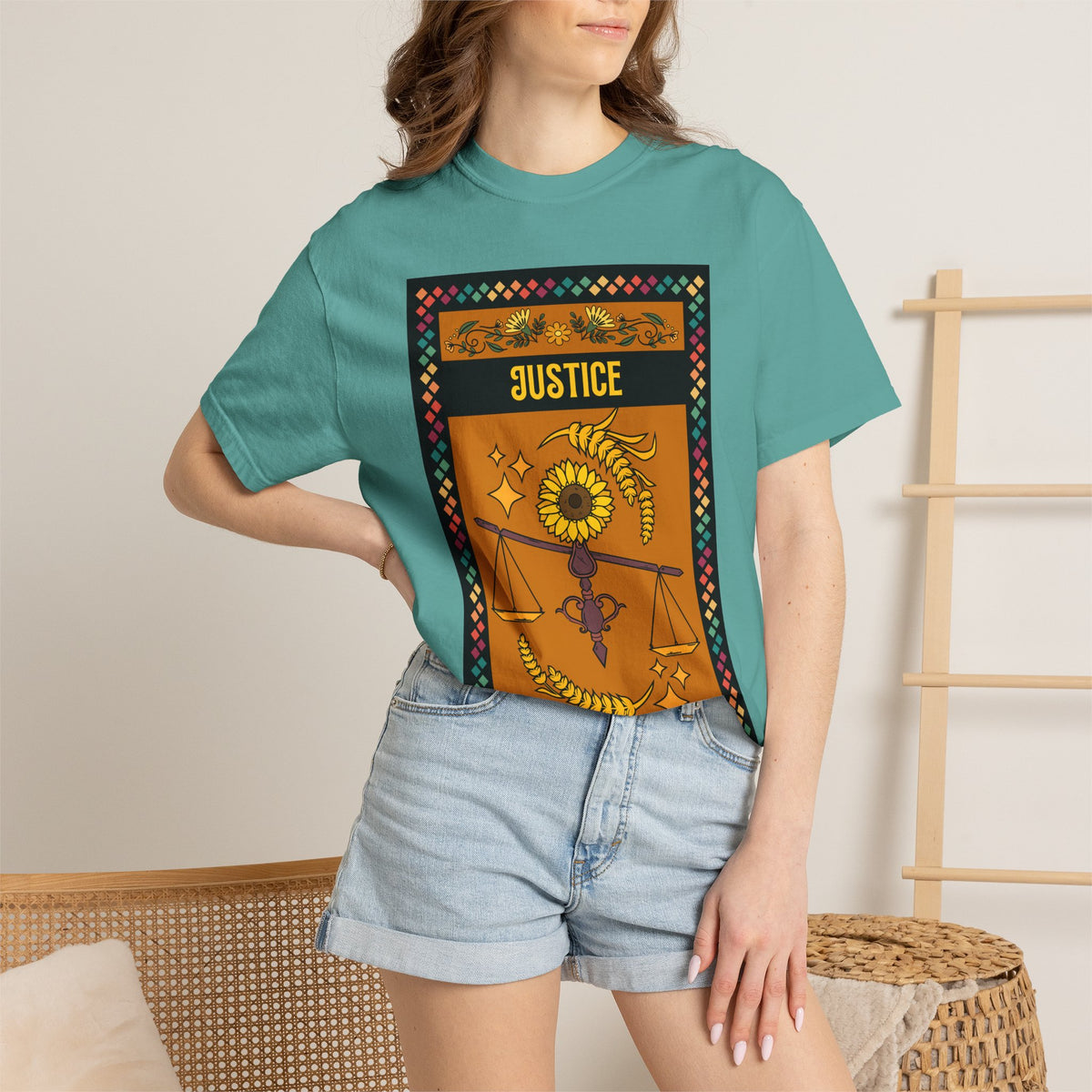 Justice - Unisex Garment-Dyed T-shirt
