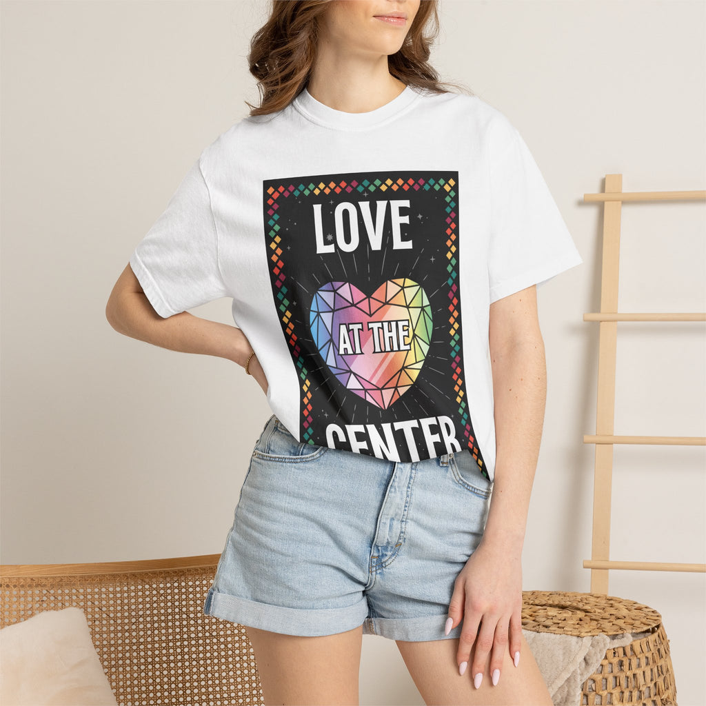 Love - Unisex Garment-Dyed T-shirt