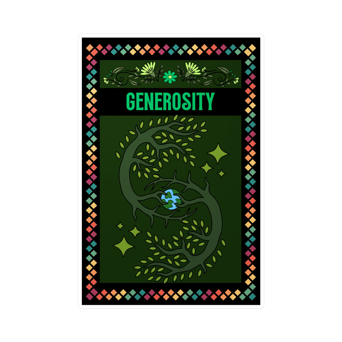 Generosity Kiss-Cut Vinyl Decals