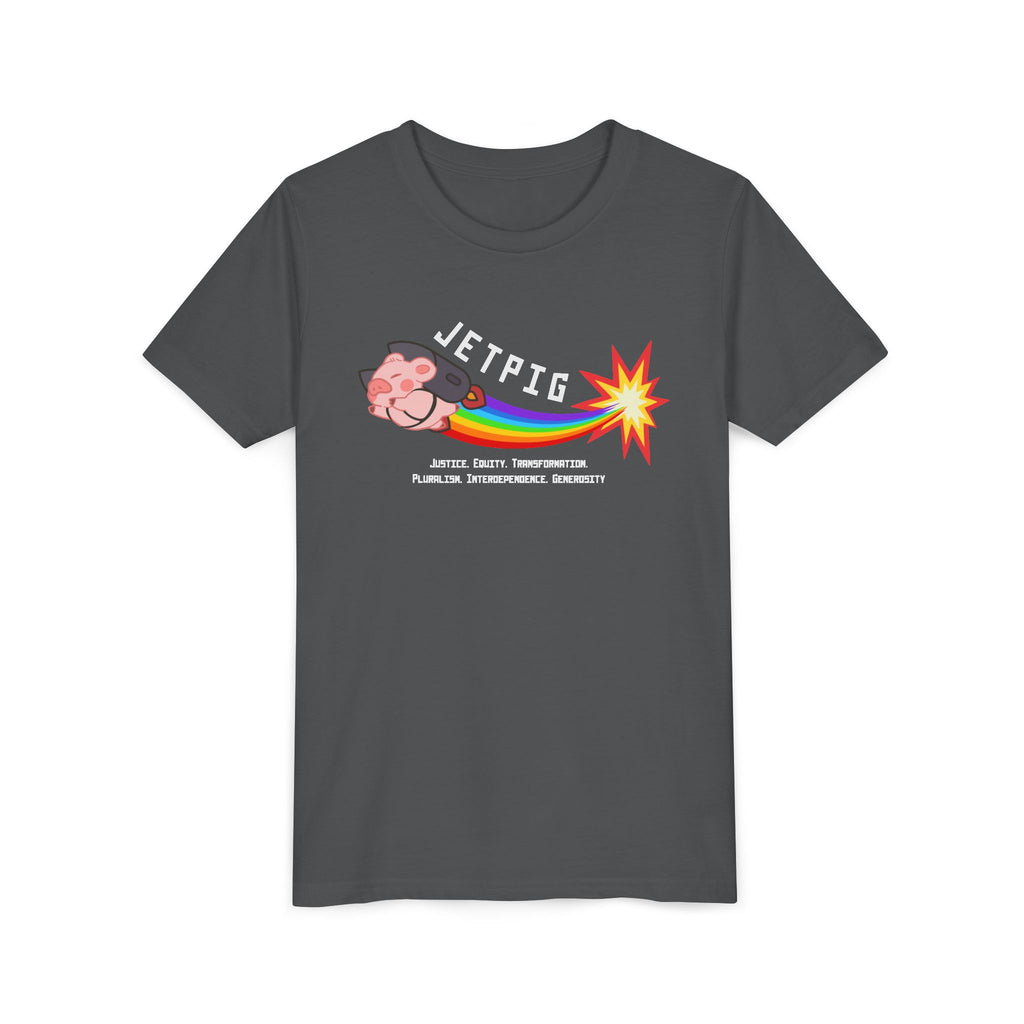 JETPIG Rainbow Blast - Youth Short Sleeve Tee